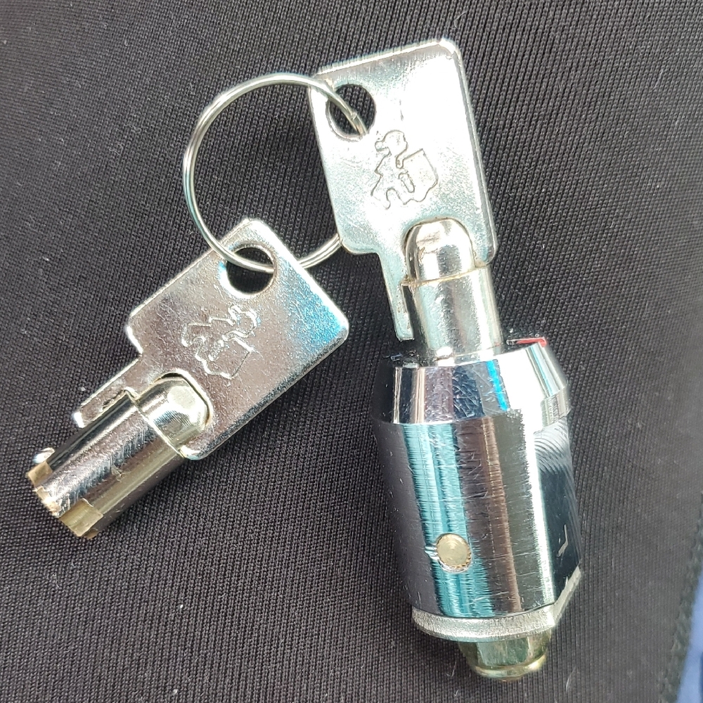 Silver Lock with Keys